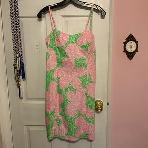 Lilly Pulitzer flower pattern mini dress